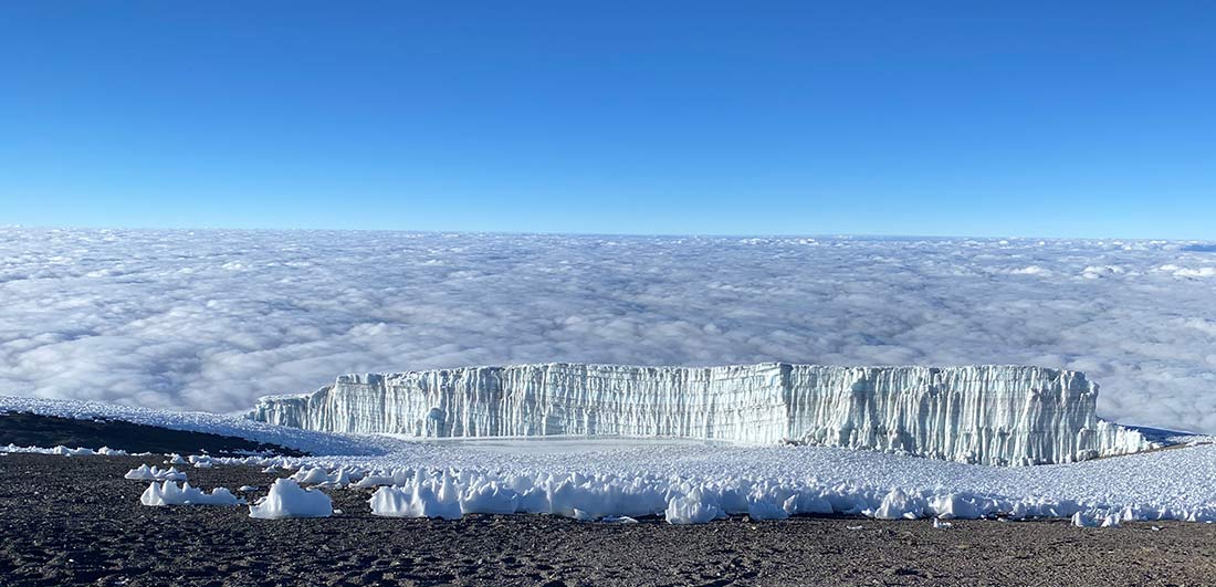 Kilimanjaro Summit Glaciers
