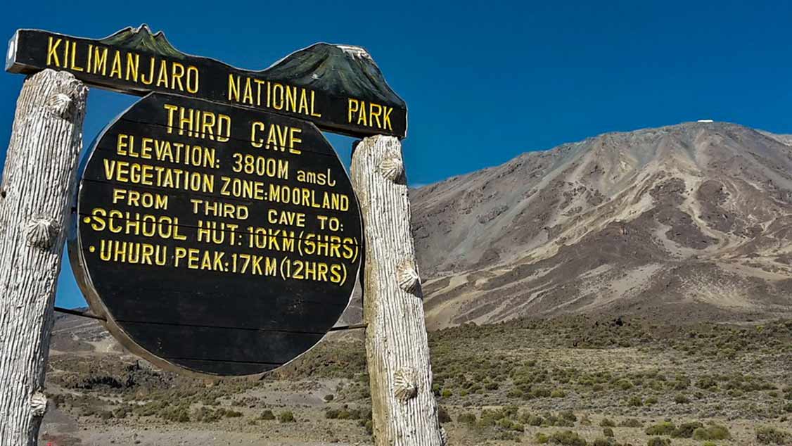Third Cave Camp Sign