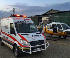 AMREF Ambulance and Helicopter