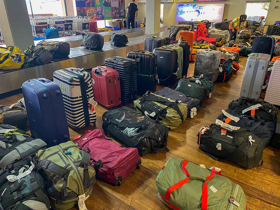 Kilimanjaro International Airport baggage area