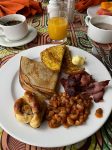breakfast buffet in Arusha