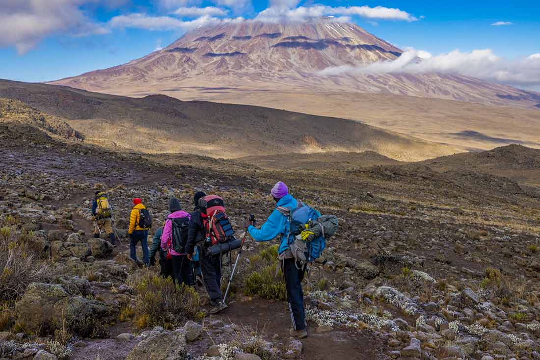 climbing Kilimanjaro