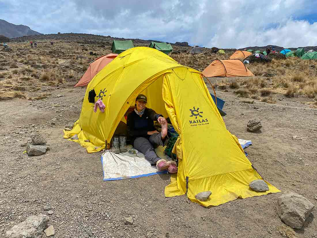 foot hygiene on Kilimanjaro