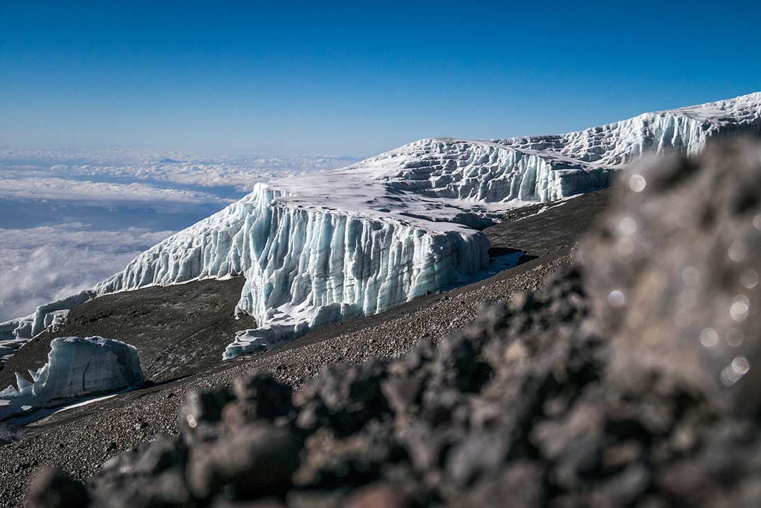 Glaciers on Kilimanjaro