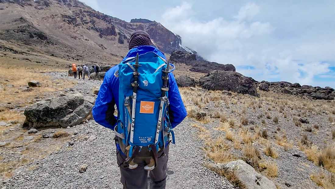 Adidas Terrex Free Hiker 2.0 on Kilimanjaro