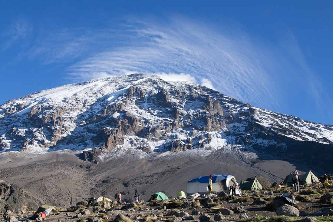 Kilimanjaro elevation