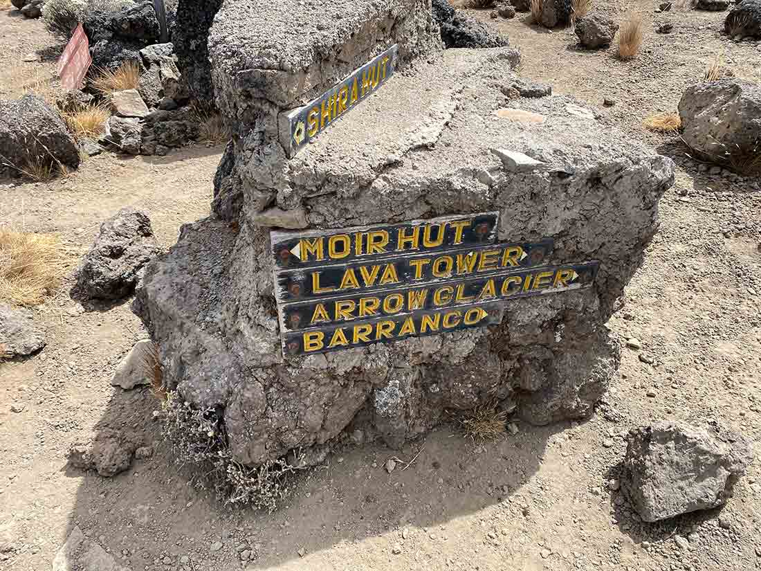 Lava Tower Sign