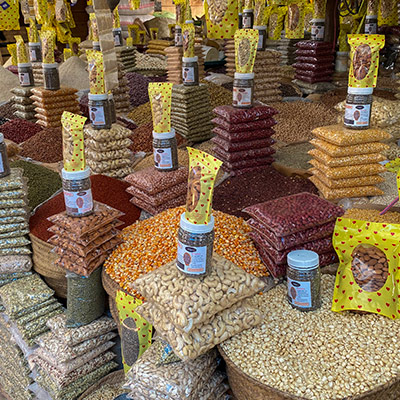 local Tanzanian nuts and spices