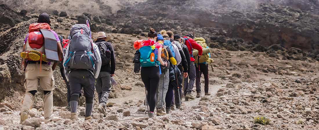 group climb Kilimanjaro