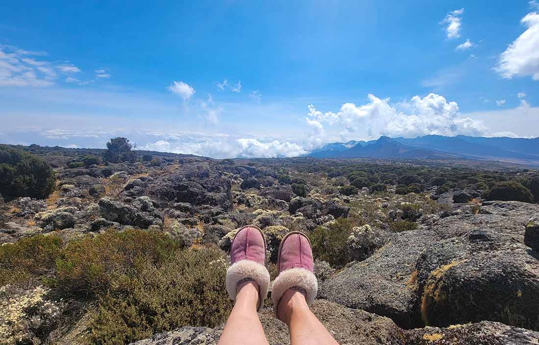 Slippers for Kilimanjaro