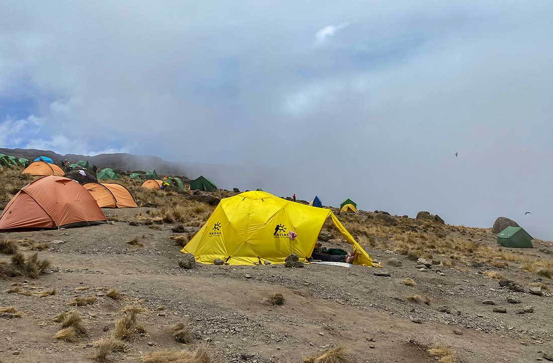 Our tents are of the highest quality made to withstand the extreme weather on Kilimanjaro