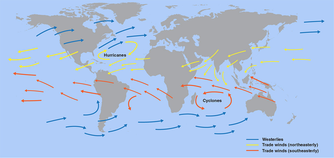 Trade Winds Map