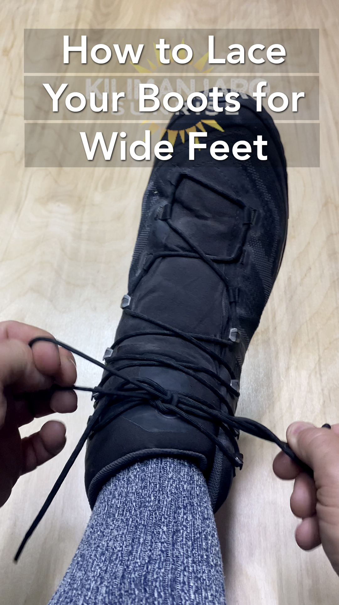 How to Lace Your Boots For Wide Feet